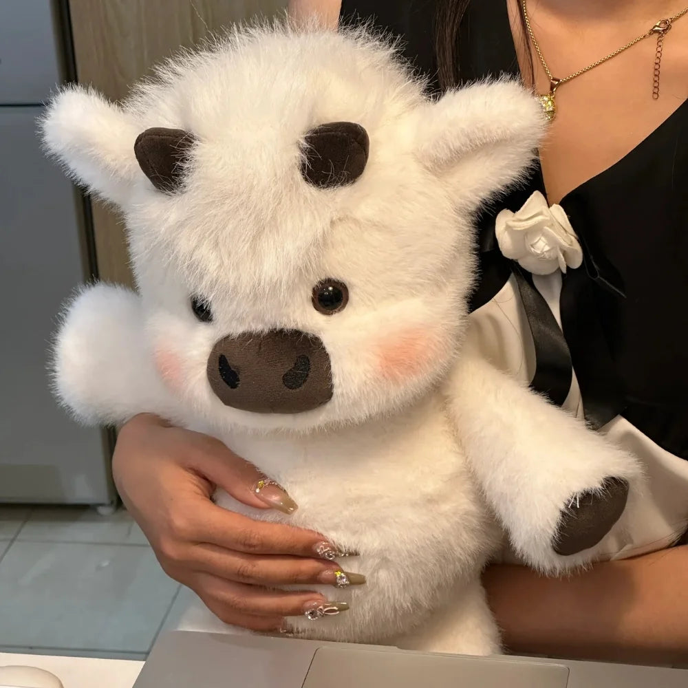 PlushLoom™ Running Highland Cow Plushie